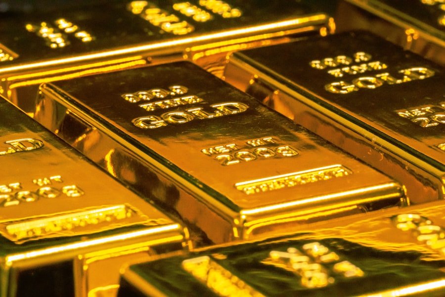 Lingotes de oro pulido con la marca 999.9 (imagen ilustrativa)